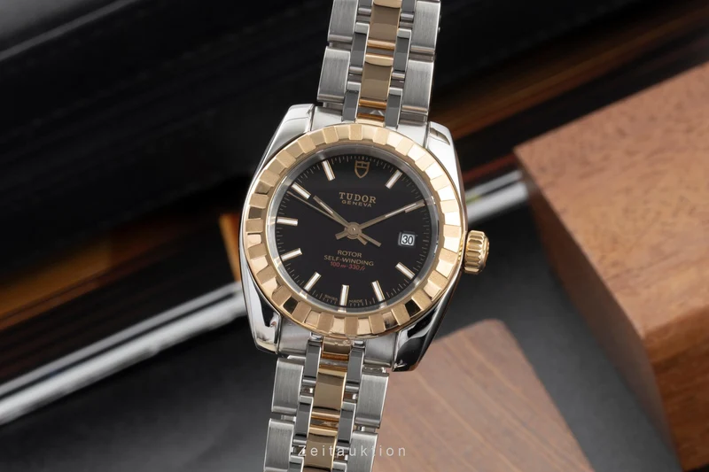 Tudor Classic Date steel / gold automatic women's watch 22013 [2605316]