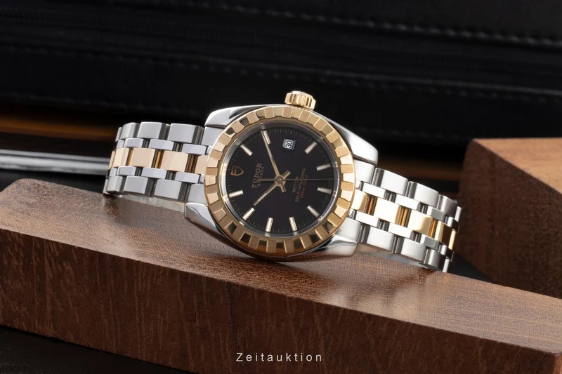 Tudor Classic Date steel / gold automatic women's watch 22013 [2605316]