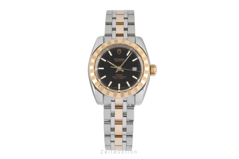Tudor Classic Date steel / gold automatic women's watch 22013 [2605316]