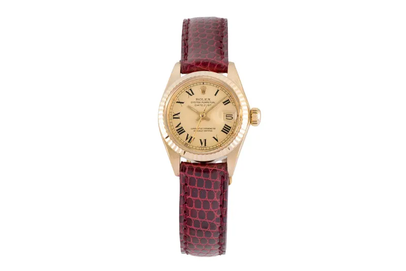 Rolex Lady Datejust 18 ct gold automatic women's watch 6917 Vintage [2604644]