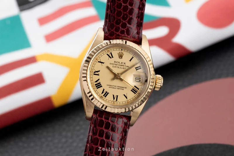 Rolex Lady Datejust 18 ct gold automatic women's watch 6917 Vintage [2604644]