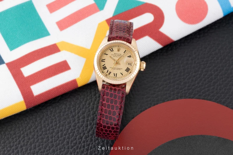 Rolex Lady Datejust 18 ct gold automatic women's watch 6917 Vintage [2604644]