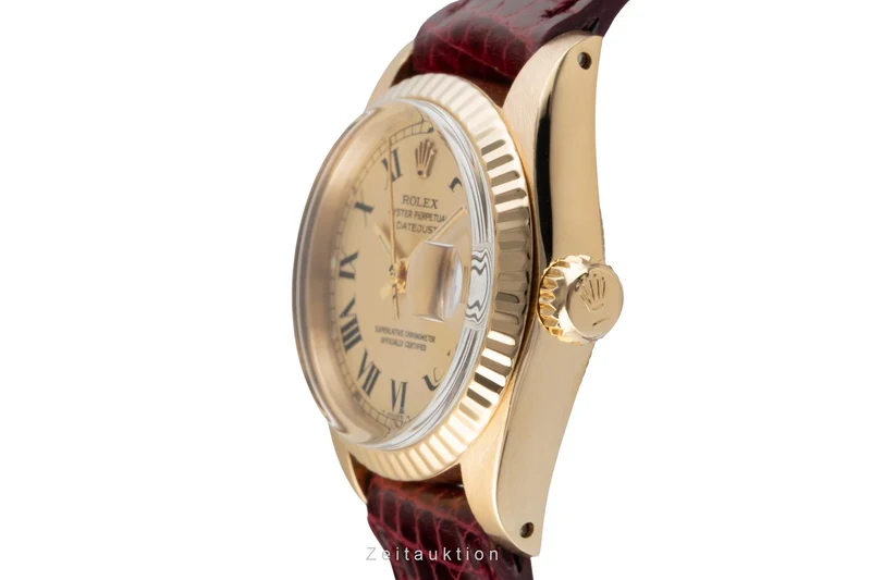 Rolex Lady Datejust 18 ct gold automatic women's watch 6917 Vintage [2604644]