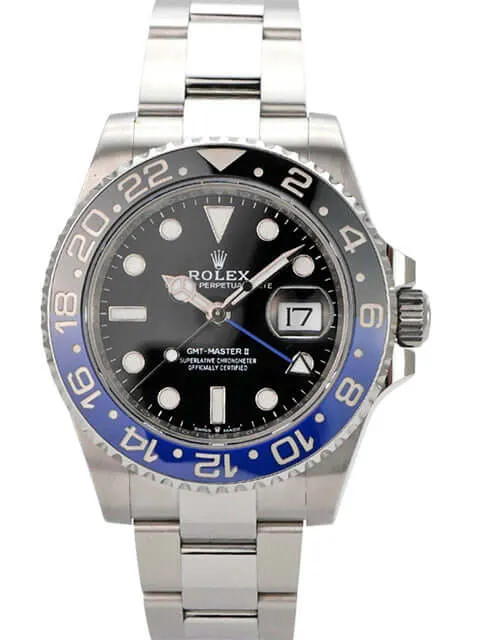 Rolex GMT-Master II Edelstahl 126710BLNR Oyster-Band