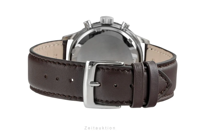 Gallet Multichron Pilot chronograph steel manual winding men's watch Vintage [2603518]