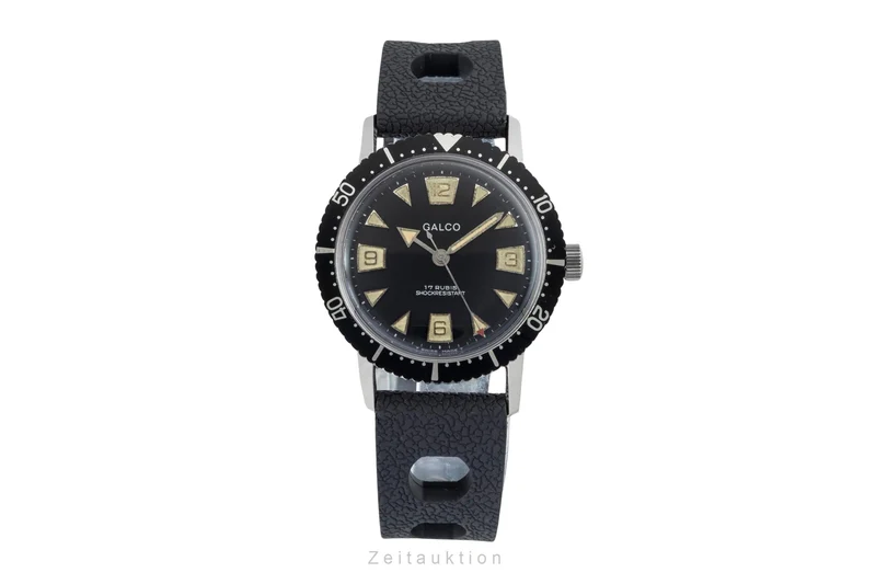 Gallet Multichron SUB steel manual winding men's watch Vintage [2603485]