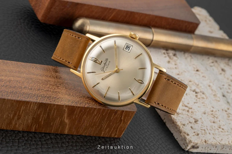 Glashütte gilt-brass manual winding men's watch Vintage [2604438]