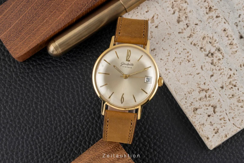 Glashütte gilt-brass manual winding men's watch Vintage [2604438]