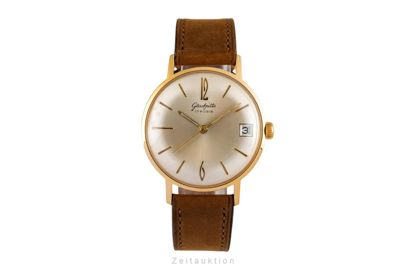 Glashütte gilt-brass manual winding men's watch Vintage [2604438]