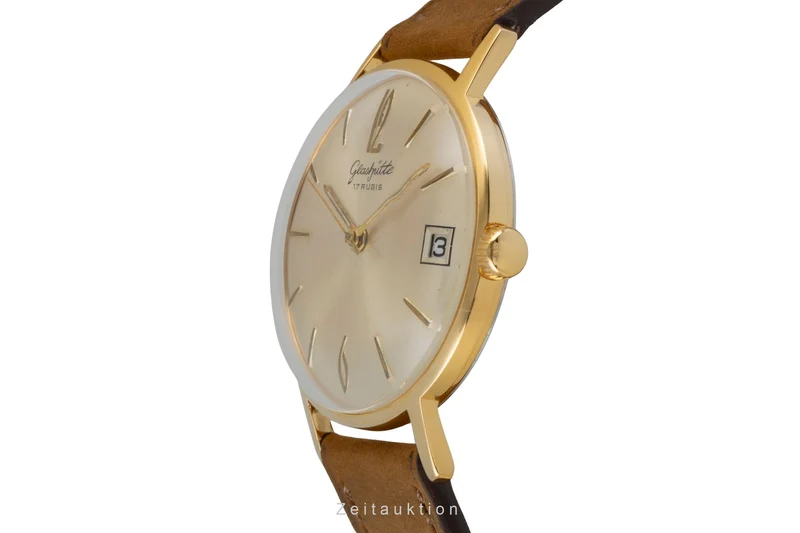 Glashütte gilt-brass manual winding men's watch Vintage [2604438]