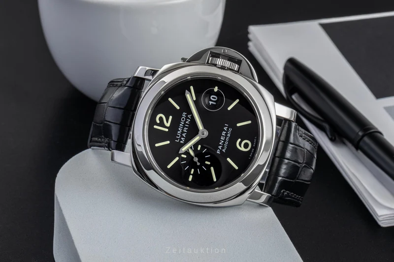 Panerai Luminor Marina steel automatic men's watch PAM00104 LP: 9200EUR [2605067]