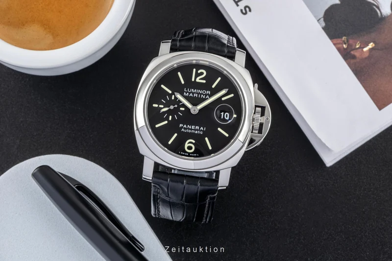 Panerai Luminor Marina steel automatic men's watch PAM00104 LP: 9200EUR [2605067]