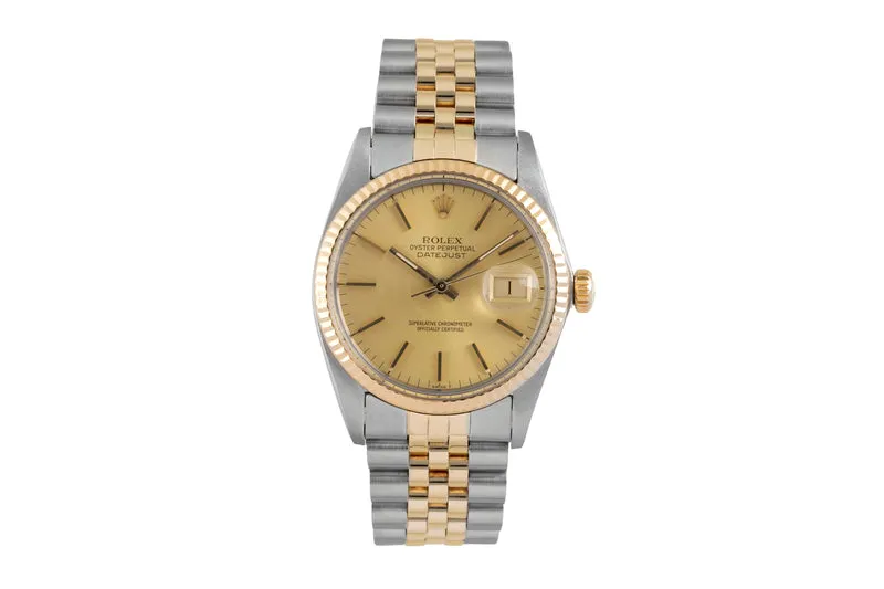 Rolex Datejust steel / gold automatic men's watch 16013 Vintage [2604979]