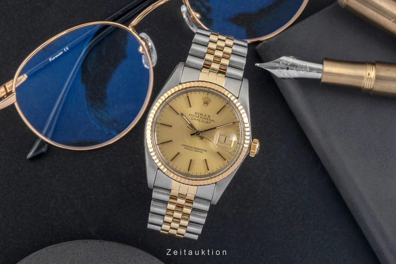Rolex Datejust steel / gold automatic men's watch 16013 Vintage [2604979]