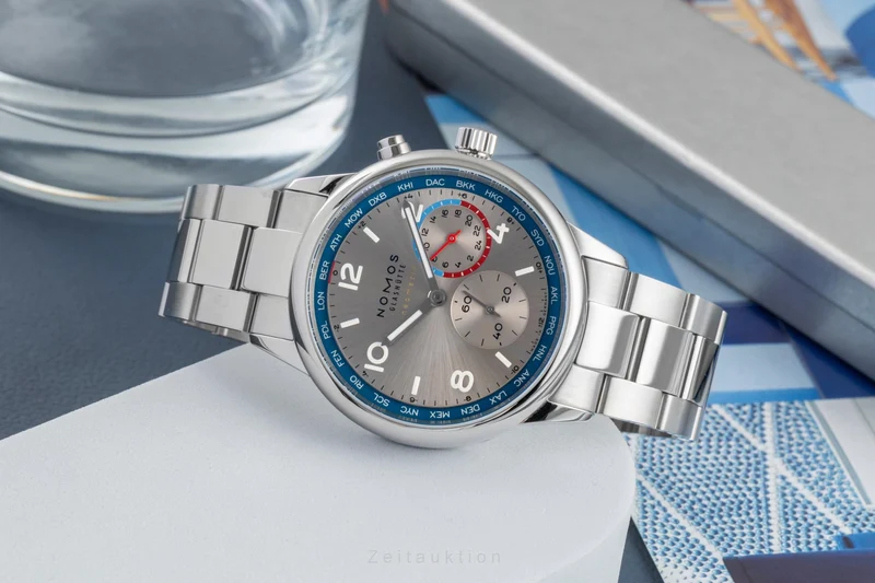 Nomos Club steel automatic men's watch 791 LP: 4400EUR [2604535]