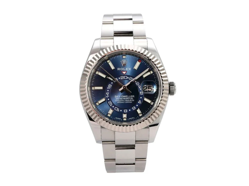 Rolex Sky-Dweller Edelstahl / Weißgold 326934 Blau