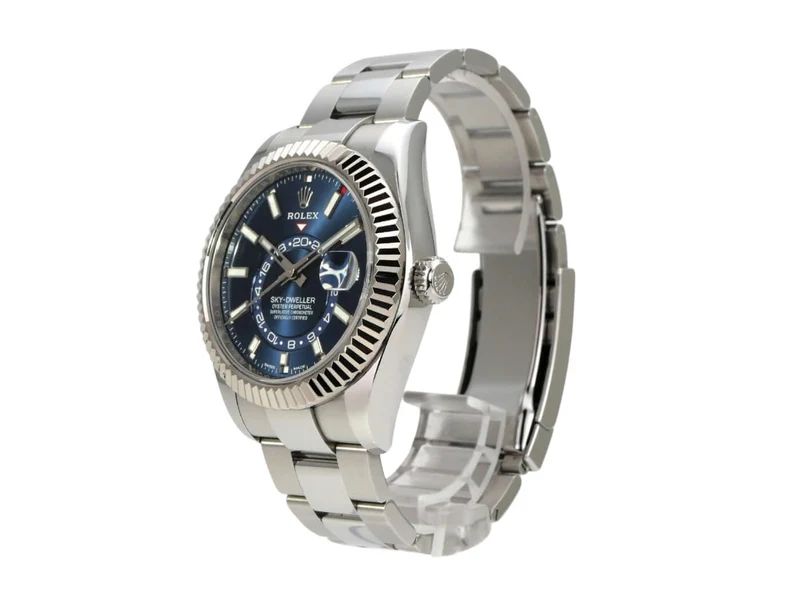 Rolex Sky-Dweller Edelstahl / Weißgold 326934 Blau