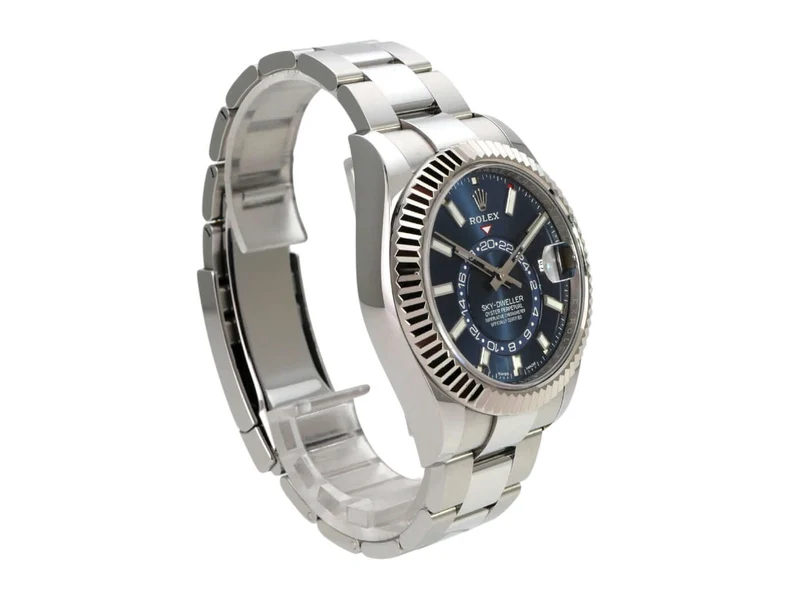 Rolex Sky-Dweller Edelstahl / Weißgold 326934 Blau