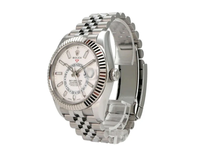 Rolex Sky-Dweller 326934 Weiß Jubile-Band
