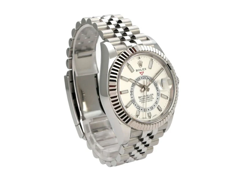 Rolex Sky-Dweller 326934 Weiß Jubile-Band