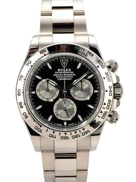 Rolex Daytona Weißgold 126509 Schwarz