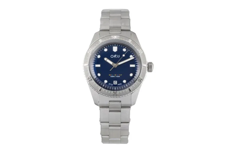 Oris Divers Sixty-Five steel automatic men's watch 01 733 7771 4085-Set LP: 2500EUR Limited [2605178]
