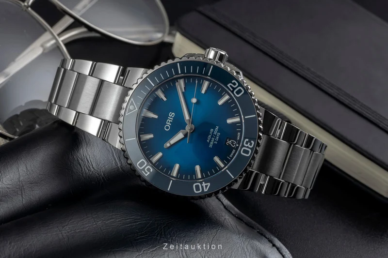 Oris Aquis Date steel automatic men's watch 01 400 7769 4135-07 8 22 09PEB [2605146]