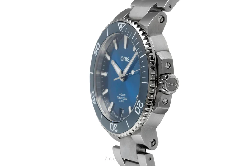Oris Aquis Date steel automatic men's watch 01 400 7769 4135-07 8 22 09PEB [2605146]