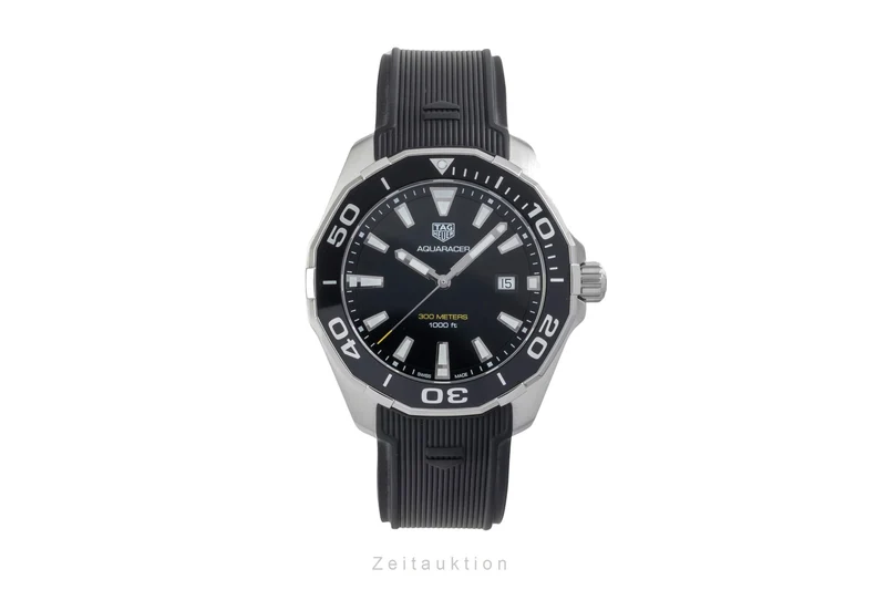 Tag Heuer Aquaracer steel quartz men's watch WAY101A [2605320]