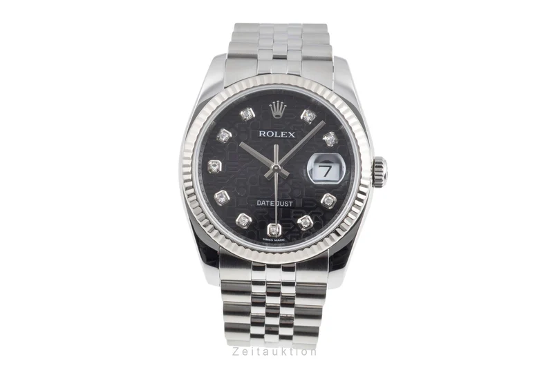 Rolex Datejust steel / white gold automatic men's watch 116234 [2605629]