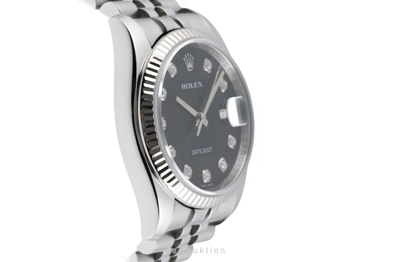 Rolex Datejust steel / white gold automatic men's watch 116234 [2605629]