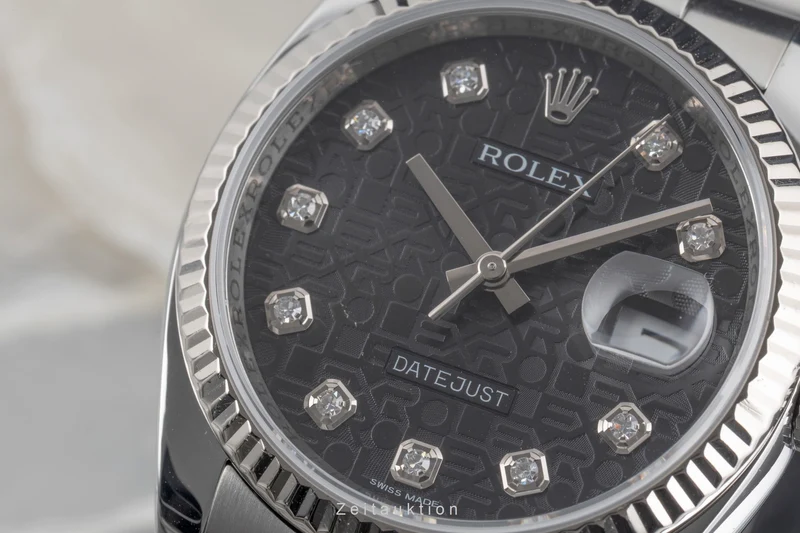 Rolex Datejust steel / white gold automatic men's watch 116234 [2605629]