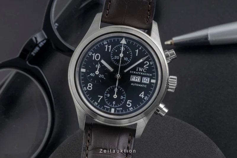 IWC Fliegerchronograph chronograph steel automatic men's watch IW370603 [2605058]