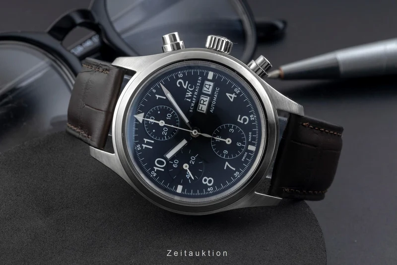 IWC Fliegerchronograph chronograph steel automatic men's watch IW370603 [2605058]