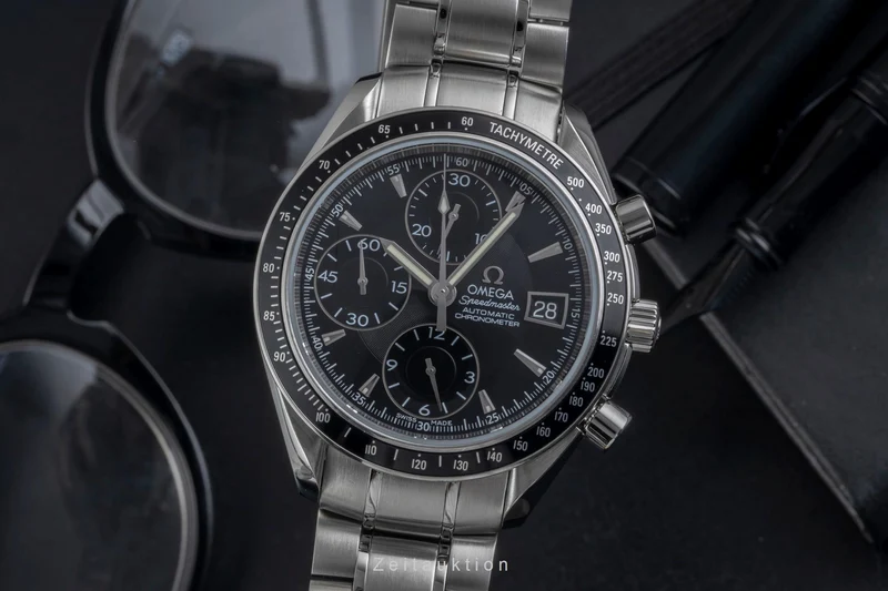 Omega Speedmaster Date chronograph steel automatic men's watch 3210.50.00 [2605244]