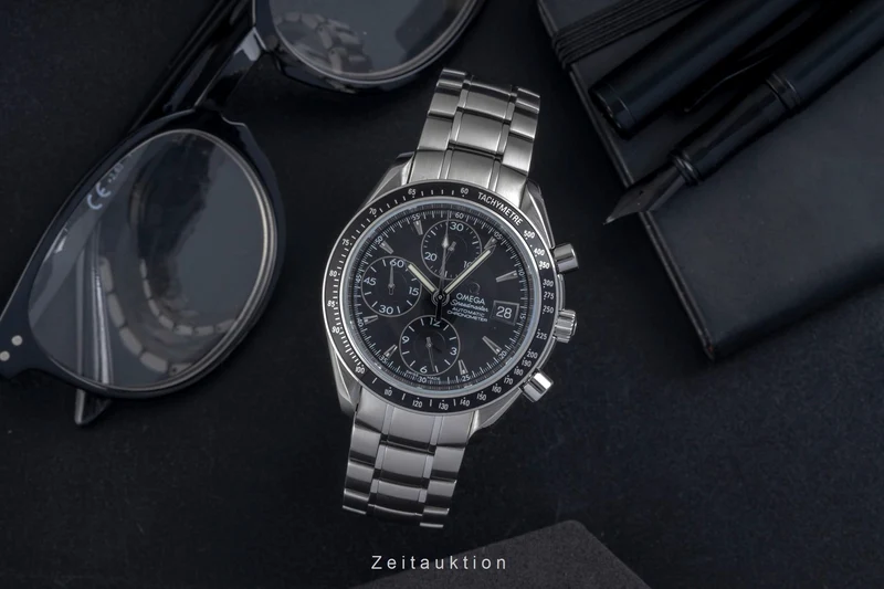 Omega Speedmaster Date chronograph steel automatic men's watch 3210.50.00 [2605244]