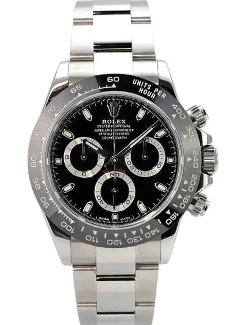 Rolex Daytona Edelstahl 116500LN Schwarz