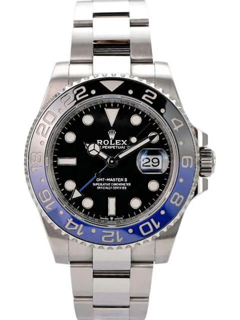 Rolex GMT-Master II Edelstahl 126710BLNR Oyster-Band