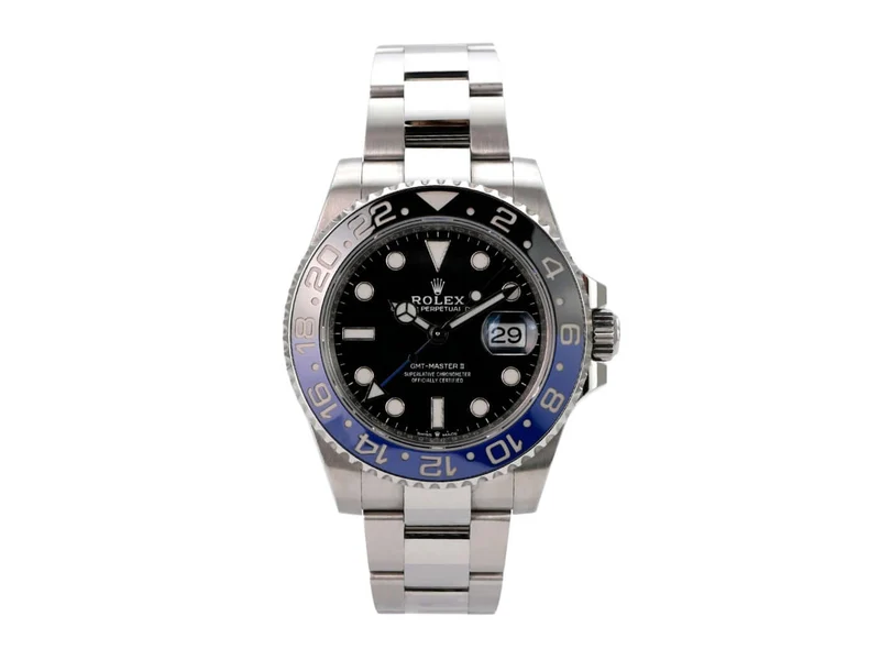Rolex GMT-Master II Edelstahl 126710BLNR Oyster-Band