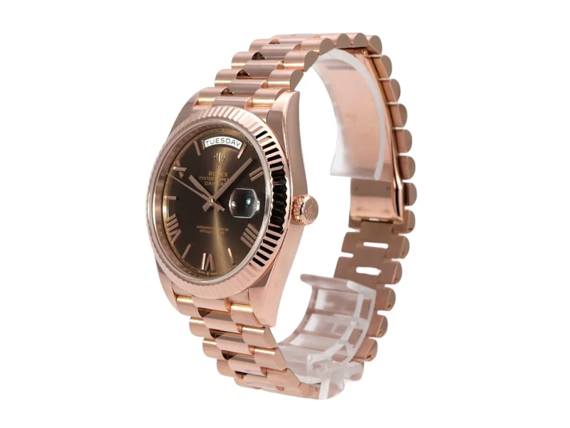 Rolex Day-Date 40 Everose-Gold 228235 Choco Römisch