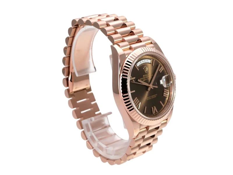 Rolex Day-Date 40 Everose-Gold 228235 Choco Römisch