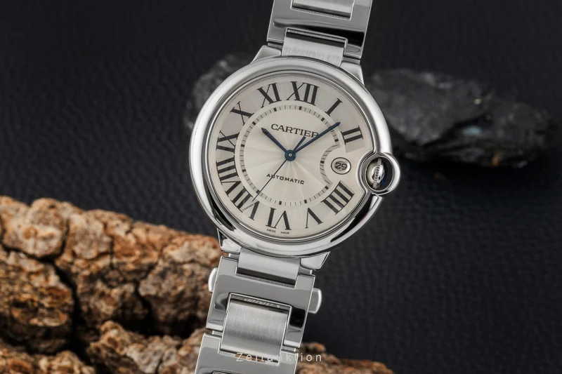 Cartier Ballon Bleu de Cartier steel automatic men's watch W69012Z4 [2605223]