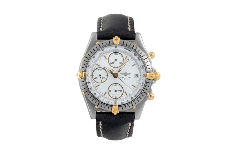 Breitling Chronomat chronograph silver-gilt automatic women's watch 81.950 B13047 [2604972]