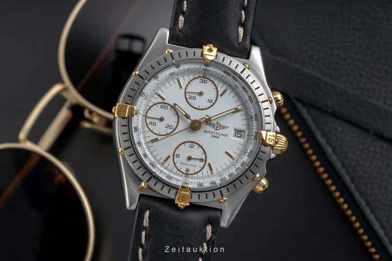 Breitling Chronomat chronograph silver-gilt automatic women's watch 81.950 B13047 [2604972]