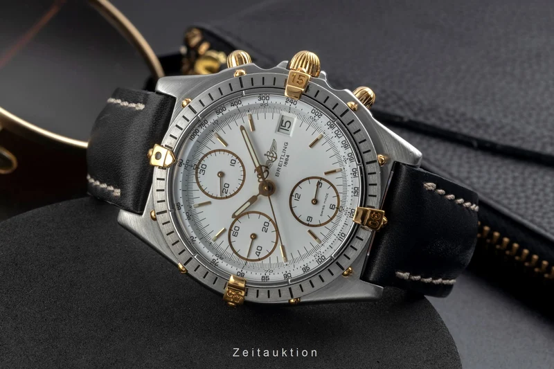Breitling Chronomat chronograph silver-gilt automatic women's watch 81.950 B13047 [2604972]