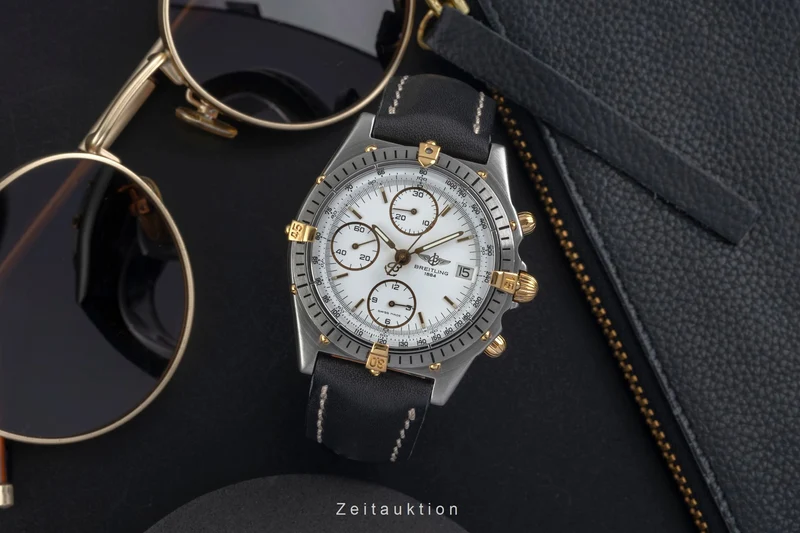 Breitling Chronomat chronograph silver-gilt automatic women's watch 81.950 B13047 [2604972]