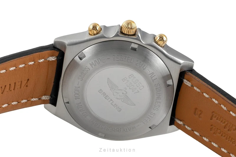 Breitling Chronomat chronograph silver-gilt automatic women's watch 81.950 B13047 [2604972]