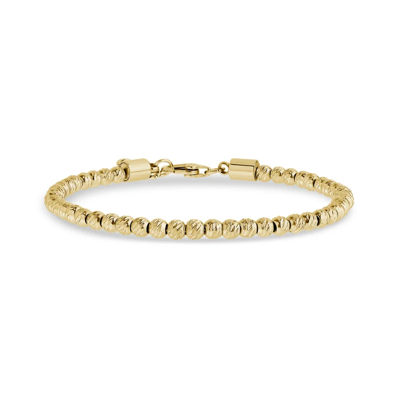 Diamantgeschnittenes Perlenarmband