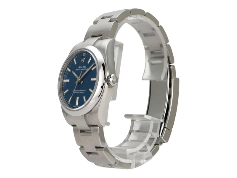 Rolex Oyster Perpetual 34 mm 124200 Med-Blue