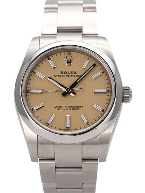 Rolex Oyster Perpetual 34 mm 124200 Beige